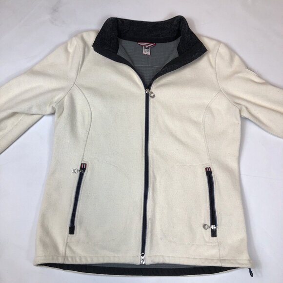 Dale of Norway Womens White Full Zip Weatherproof Nano Cardigan Sweater Size XL - Picture 3 of 14